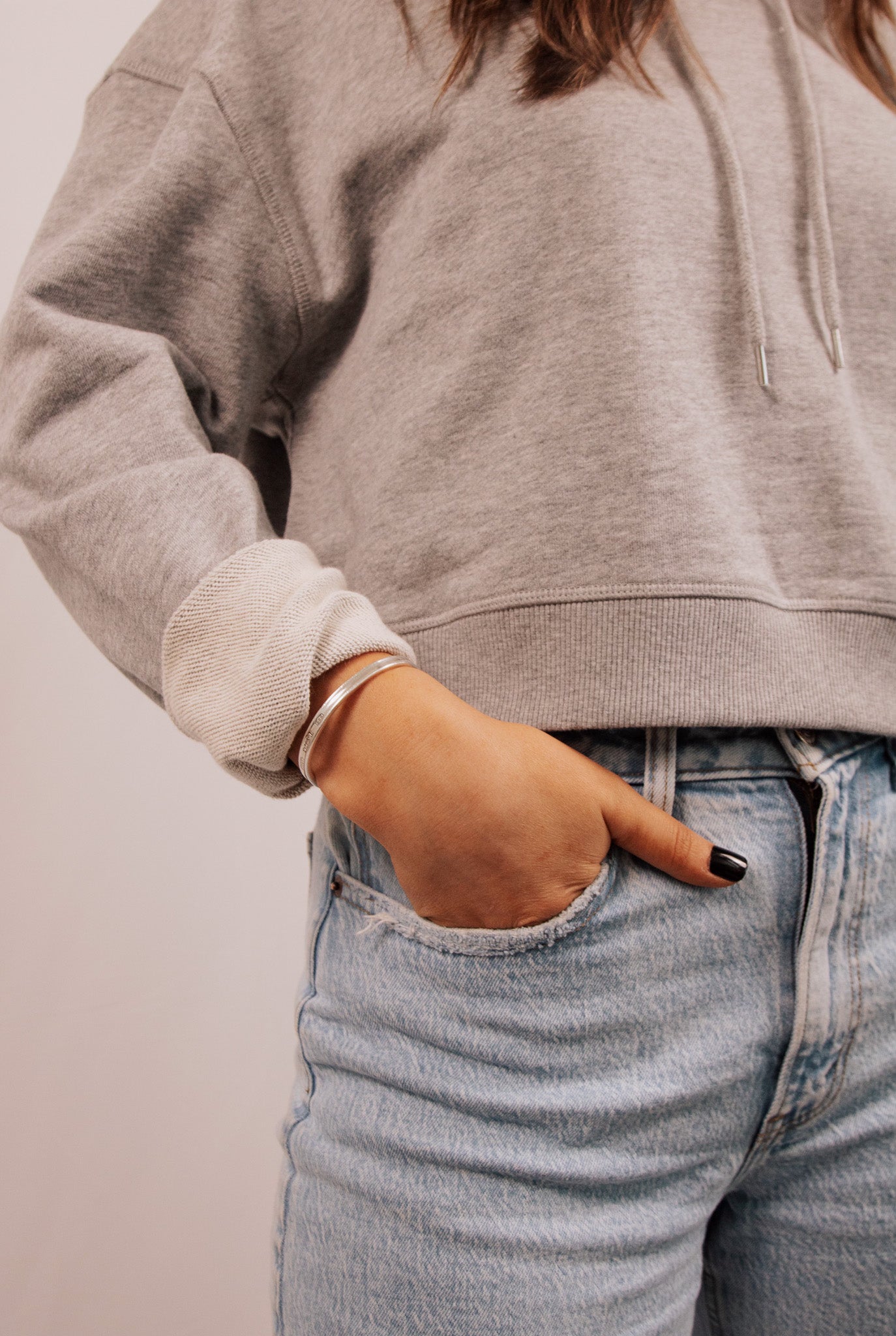 Aries Cropped Hoodie